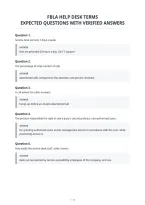 Fbla Help Desk Terms&NewLine;Expected Questions With Verified Answers&NewLine;