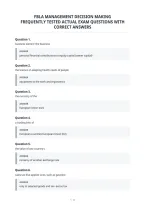 Fbla Management Decision Making&NewLine;Frequently Tested Actual Exam Questions With&NewLine;Correct Answers&NewLine;