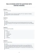 Fbla Ux Design Expected Questions With&NewLine;Verified Answers