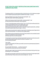 Py2027 Devoted Agent Certification Exam Questions With Complete Solutions