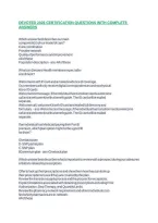 Devoted 2026 Certification Questions With Complete Answers