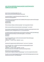 Asu Cse 240 Midterm Exam &lpar;Quizzes Questions With Complete Solutions