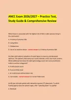 ANCC Exam 2026&sol;2027 &ndash; Practice Test&comma; Study Guide & Comprehensive Review &NewLine; &NewLine;