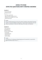 Awma Exam 1 Updated Actual Questions And&NewLine;Correct Answers