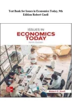 Test Bank for Issues in Economics Today&comma; 9th  Edition Robert Guell  