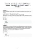 Bio 101 Ch&period; 22 Nvcc Study Guide Latest Actual&NewLine;Exam With Verified Questions & Correct&NewLine;Answers