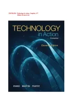 Testbank - Technology In Action Complete &lpar;11Th Edition&rpar; By Evans&comma; Martin & Poatsy