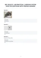 Bio 150 Dccc&comma; Lab Practical 2&comma; Nervous System&NewLine;Expected Questions With Verified Answers