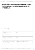 OMVIC Exam &lpar;2026&rpar; Questions & Answers &vert; 100&percnt; Verified solutions UPDATE &vert;2026&sol;2027&excl;&excl; STUDY GUIDE EXAM&NewLine;