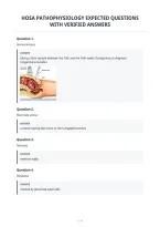 Hosa Pathophysiology Notes Updated Actual&NewLine;Questions With Correct Answers