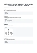 Biochemistry Exam 3 Frequently Tested Actual&NewLine;Questions With Correct Answers&NewLine;