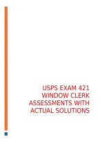 Usps 421 Window Clerk Assessments With Correct Solutions&period;