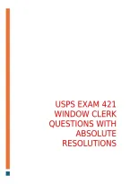 Usps 421 Window Clerk Assessments With Correct Solutions&period;