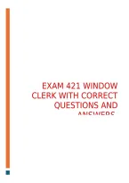 USPS 421 window clerk ASSESSMENTS With CORRECT SOLUTIONS&period;
