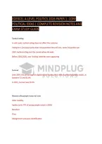 Edexcel A-Level Politics 2026 Paper 1&colon; Core&NewLine;Political Ideas &vert; Complete Revision Notes And&NewLine;Exam Study Guide 