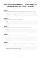 Intro To Accounting Chapters 1&comma; 2&comma; 3 Updated Actual&NewLine;Exam Questions And Correct Answers