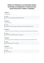 Intro To Financial Accounting Exam 2&NewLine;Chapters 4-6 Frequently Tested Actual&NewLine;Questions With Correct Answers&NewLine;