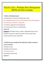 Workday Data Management and Data Loading &lpar;PDF&rpar; &vert; &lpar;2026&rpar; Practice Test &vert; HCM