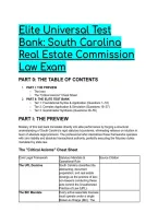2026&sol;2027 Elite Universal Test Bank&colon; South Carolina Real Estate Commission Law Exam &vert; Grandmaster Questions&comma; Answers & Axioms