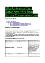 2026&sol;2027 Elite New York Real Estate Law Test Bank &vert; NY DOS Commission Law&comma; RPL Article 12-A & NYCRR Mastery &lpar;Q&A&rpar;&NewLine;