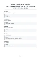 C808 Classification Systems&NewLine;Frequently Tested Actual Exam Questions&NewLine;With Correct Answers