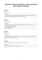 C836 Wgu Complete Updated Actual Questions&NewLine;With Correct Answers