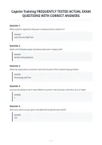Capsim Training Frequently Tested Actual Exam&NewLine;Questions With Correct Answers