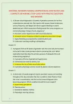 Maternal-Newborn Nursing Comprehensive Exam Review 2026 &NewLine;&sol; Complete Ob Nursing Study Guide With Practice Questions &NewLine;And Answers 