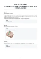 Biol 235 Midterm 2&NewLine;Frequently Tested Actual Exam Questions With&NewLine;Correct Answers