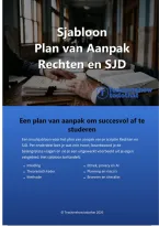 Plan van aanpak hbo-scriptie Rechten en SJD &vert; Sjabloon&comma; voorbeeldcasus & checklist &vert; Editie 2026