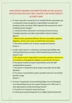 Aaae Certified Member &lpar;Cm&rpar; Exam Test Bank Actual 2026&sol;2027  &NewLine;Practice Questions And A New Updated Study Guide Complete &NewLine;Accurate Exam