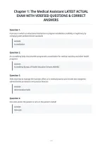 Chapter 1&colon; The Medical Assistant Latest Actual&NewLine;Exam With Verified Questions & Correct&NewLine;Answers