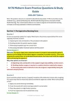 N176 Midterm Exam &lpar;PDF&rpar; &vert; 2026&ndash;2027 Saddleback College &vert; Nursing Questions &vert; Study Guide