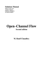 Solution Manual for Open-Channel Flow 2nd Edition by M&period; Hanif Chaudhry