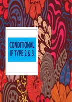 Conditional If type 2 and 3