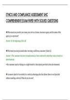 Ethics And Compliance Assessment Uhc&NewLine;Comprehensive Exam Paper With Solved Questions