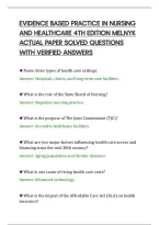 Evidence Based Practice In Nursing And&NewLine;Healthcare Melnyk Comprehensive&NewLine;Review And Study Guide&NewLine;