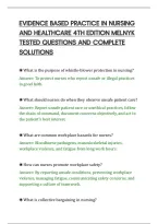 Evolve Comprehensive Exam Hesi Actual&NewLine;Test Paper With Correct Answers&NewLine;