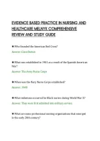 Evidence Based Practice In Nursing And Healthcare Melnyk Comprehensive Review And Study Guide