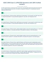AESC 2050 Exam 2 &vert; UPDATED Questions with 100&percnt; Verified&NewLine;Answers