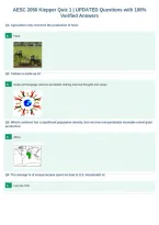AESC 2050 Kiepper Quiz 1 &vert; UPDATED Questions with 100&percnt;&NewLine;Verified Answers
