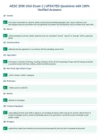 AESC 2050 UGA Exam 1 &vert; UPDATED Questions with 100&percnt;&NewLine;Verified Answers&NewLine;
