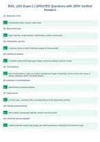 BIOL 1201 Exam 2 &vert; UPDATED Questions with 100&percnt; Verified&NewLine;Answers