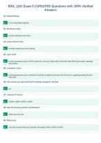BIOL 1201 Exam 5 &vert; UPDATED Questions with 100&percnt; Verified&NewLine;Answers&NewLine;