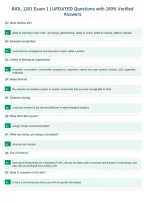 BIOL 1201 Exam 1 &vert; UPDATED Questions with 100&percnt; Verified&NewLine;Answers