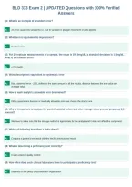 BLD 313 Exam 2 &vert; UPDATED Questions with 100&percnt; Verified&NewLine;Answers