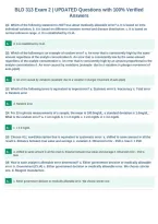 BLD 313 Exam 2 &vert; UPDATED Questions with 100&percnt; Verified&NewLine;Answers