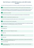 BLD 313 Exam 1 &vert; UPDATED Questions with 100&percnt; Verified&NewLine;Answers