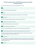 bld 313 exam3 quizzes &vert; UPDATED Questions with 100&percnt;&NewLine;Verified Answers