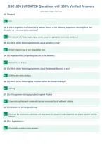 BSC1005 &vert; UPDATED Questions with 100&percnt; Verified Answers&NewLine;
